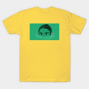 Turquoise face T-Shirt